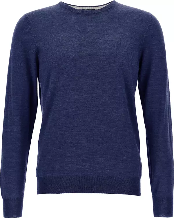 Blue Wool Cardigan