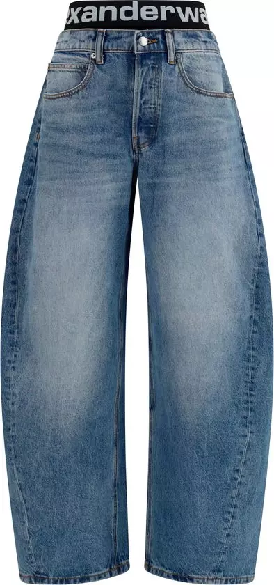 Blue Cotton Relaxed Fit Jeans
