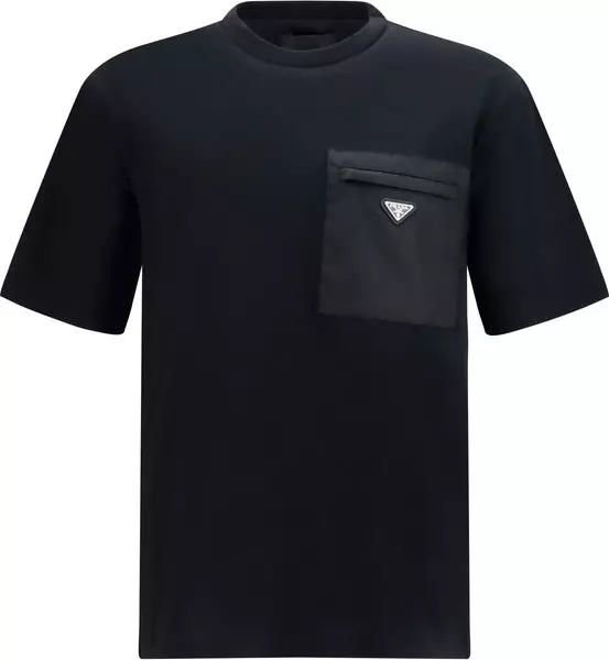 Black Cotton T-Shirt