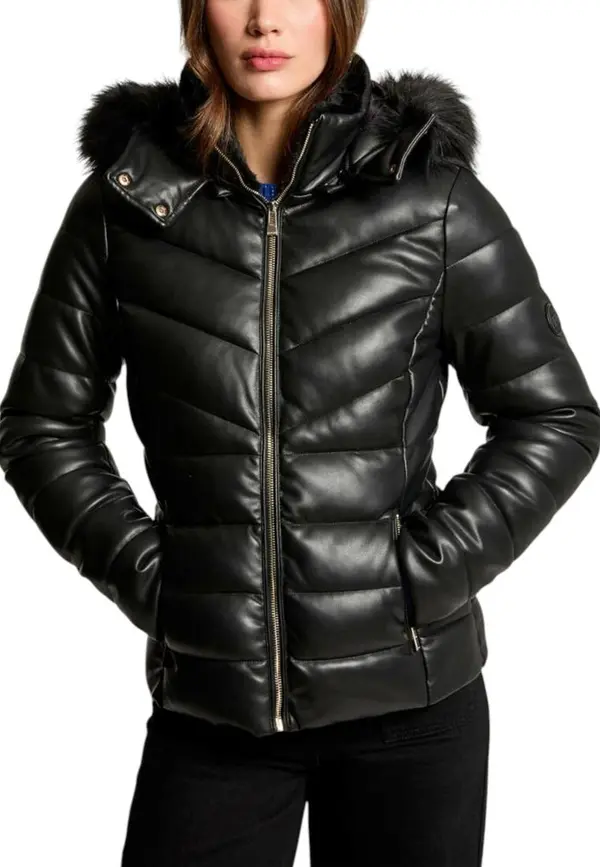 Black Polyethylene Full-Length Jacket