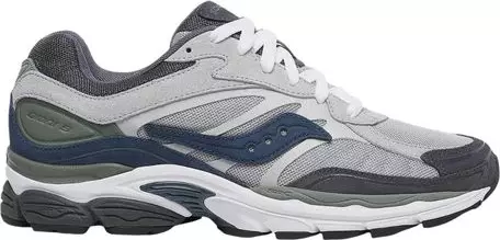 Gray Synthetic Athletic Sneakers