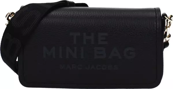 Black Leather Crossbody Bag