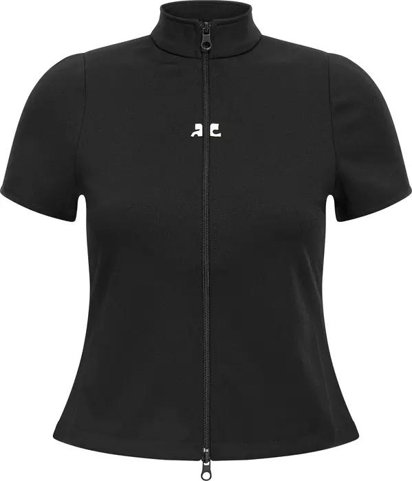 Black Polyester Top