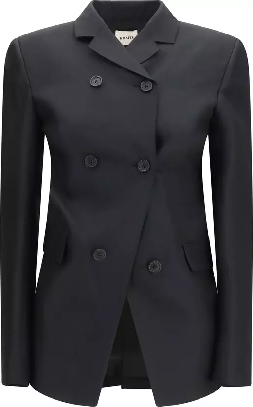 Black Wool Oves Aries Blazer