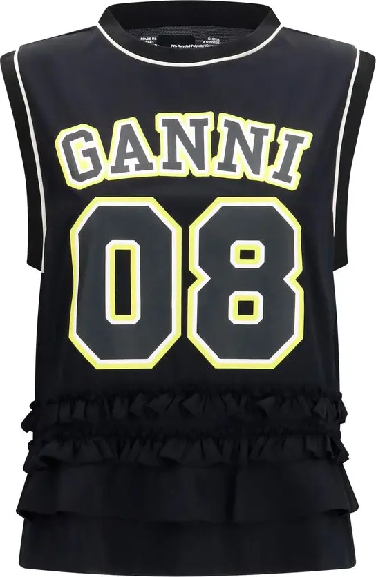 Black Polyester Sportswear