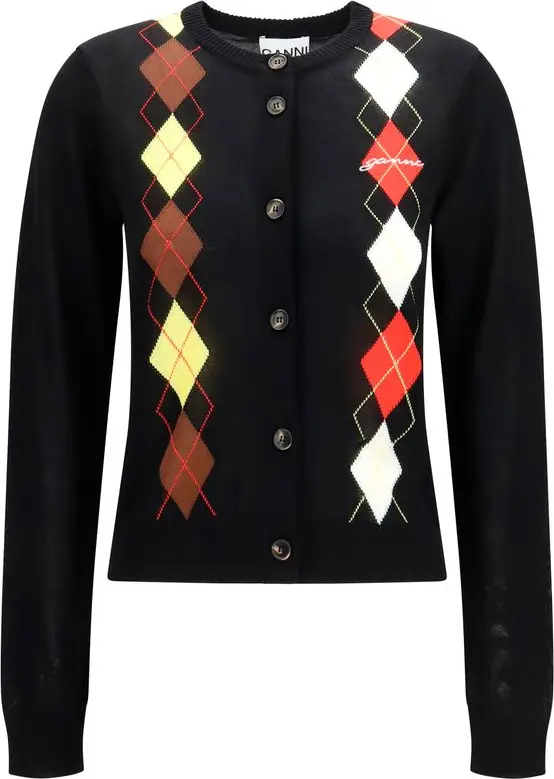 Black Cotton Cardigan