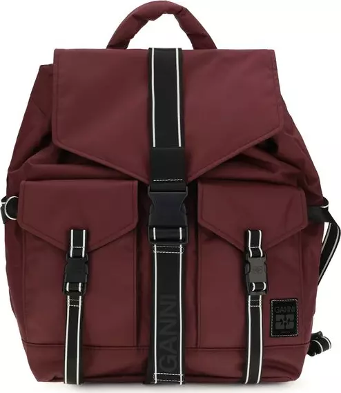 Bordeaux Recycled Polyamide Backpack