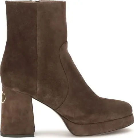 Brown Calf Leather Bos Taurus Ankle Boots