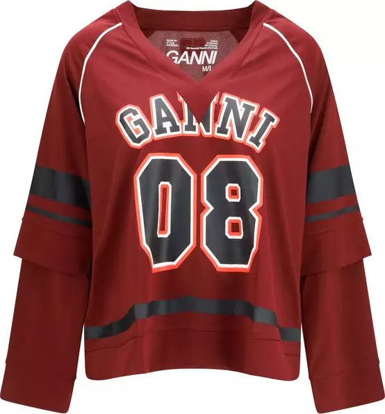 Bordeaux Polyester Sportswear