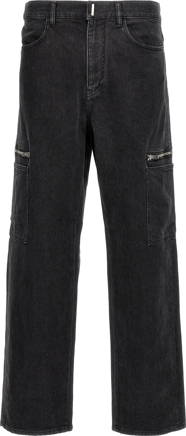 Black Cotton Jeans Denim