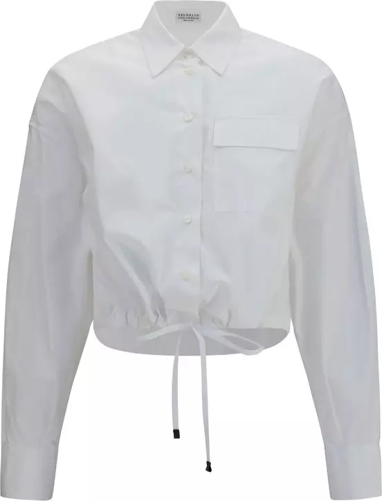 White Cotton Dress Shirt