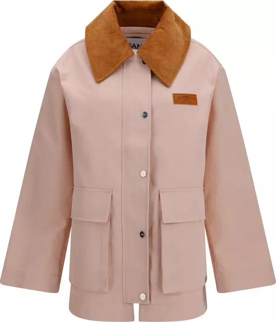 Multicolor Polyester Full-Length Jacket