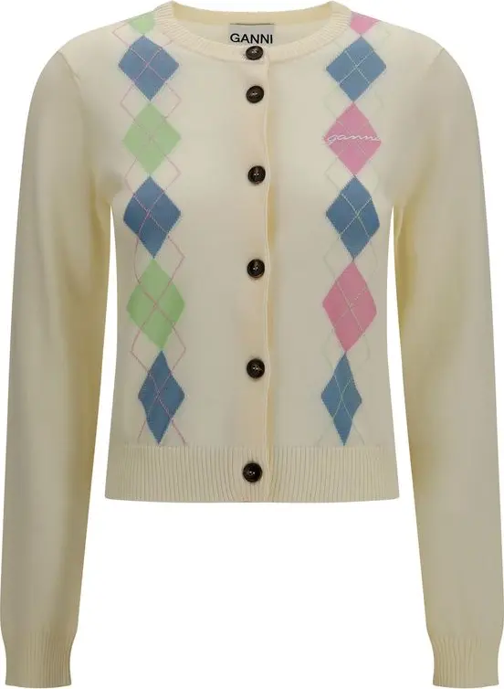 Beige Cotton Cardigan