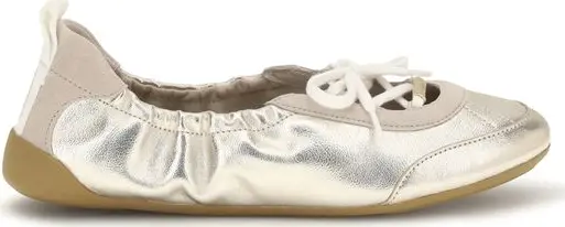 Silver Calf Leather Bos Taurus Sneakers