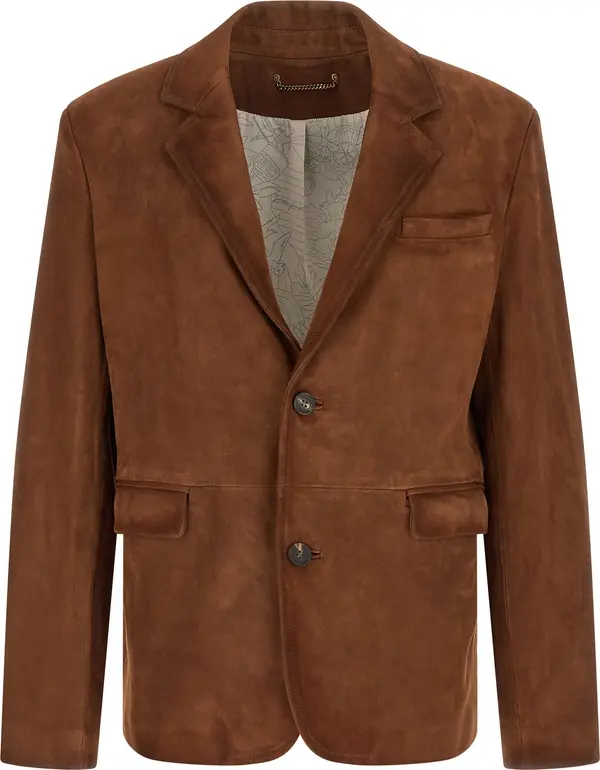 Brown Lamb Leather Leather Jacket