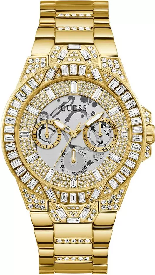 Gold Stainless Steel Dress Watch