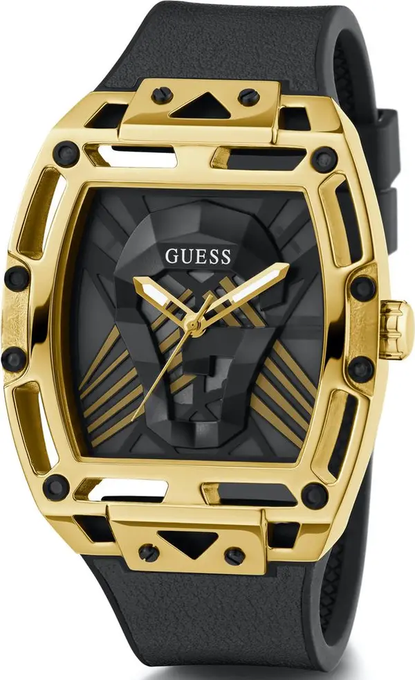 Black Synthetic Dress Watch