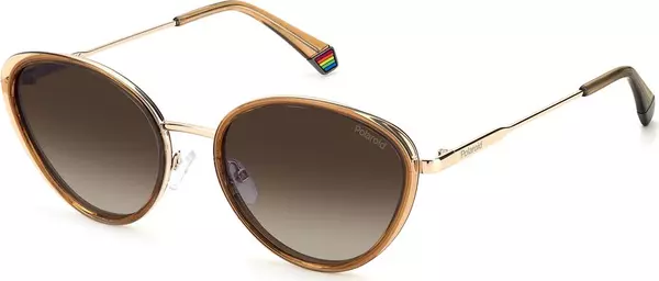 Beige Plastic Sunglasses