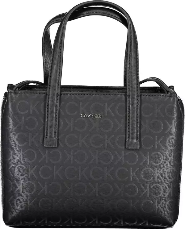 Black Polyester Women's Bag
