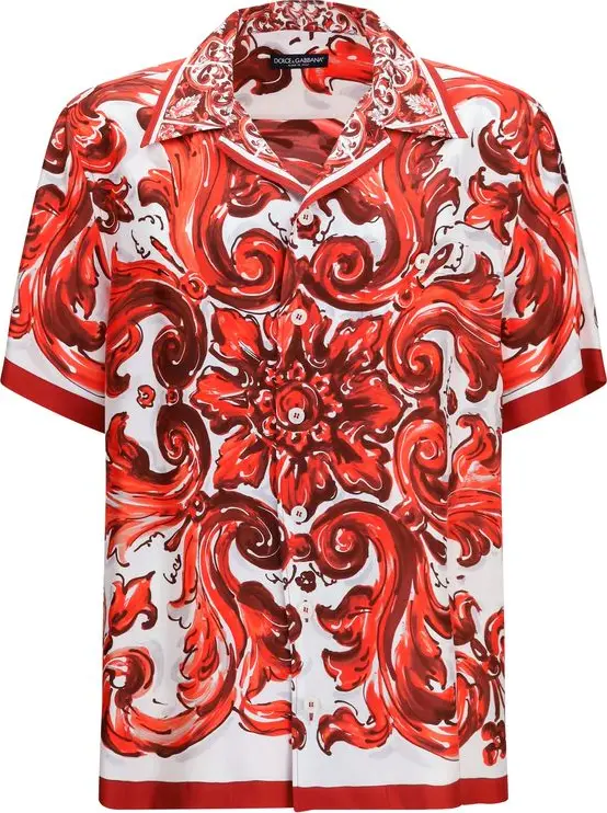 Multicolor Silk Pattern Shirt