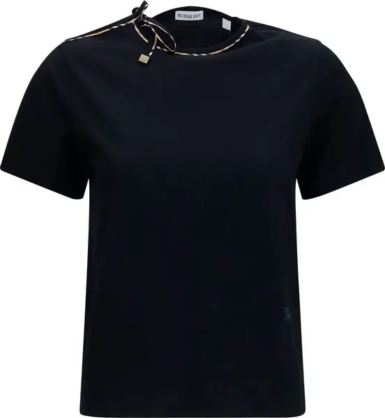 Black Cotton T-Shirt