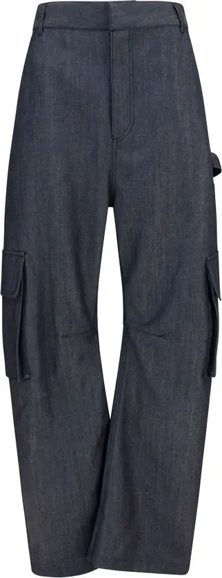 Blue Wool Oves Aries Cargo Pants