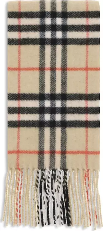 Beige Cashmere Scarf