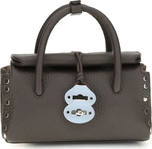 Brown Calf Leather Bos Taurus Handbag