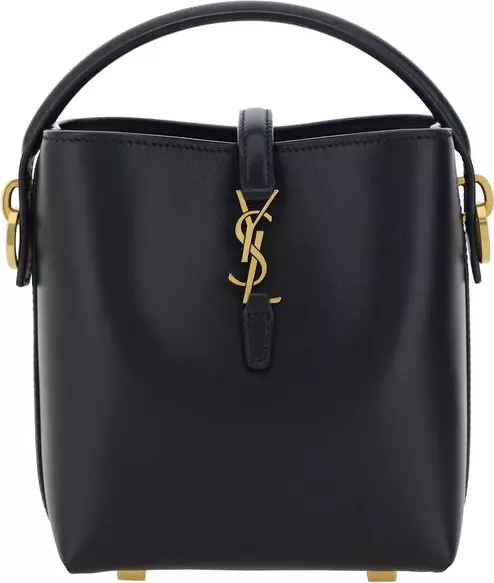 Black Calf Leather Bos Taurus Shoulder Bag