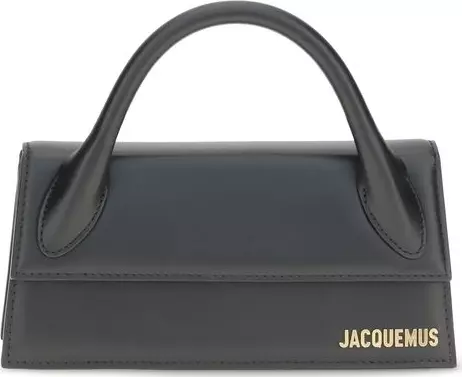 Black Calf Leather Bos Taurus Handbag