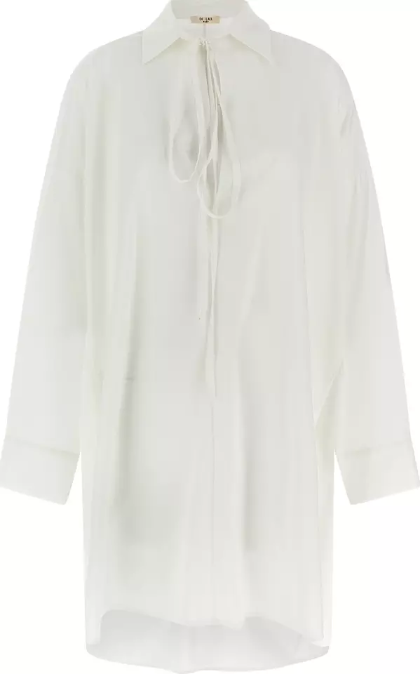 White Silk Blouse