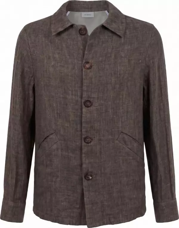 Grey Linen Men's Jacket