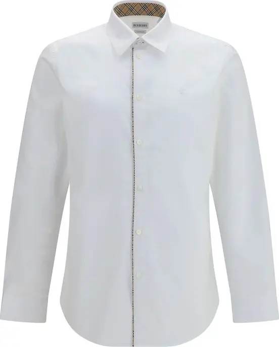 White Cotton Dress Shirt