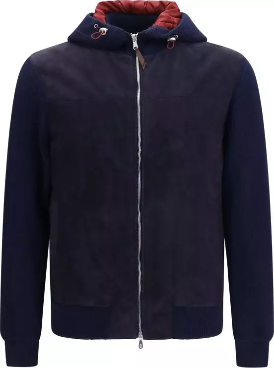 Blue Calf Leather Bos Taurus Jacket