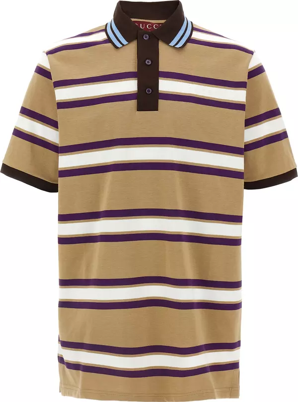 Multicolor Cotton Polo Shirt