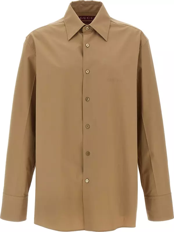 Beige Cotton Blouse