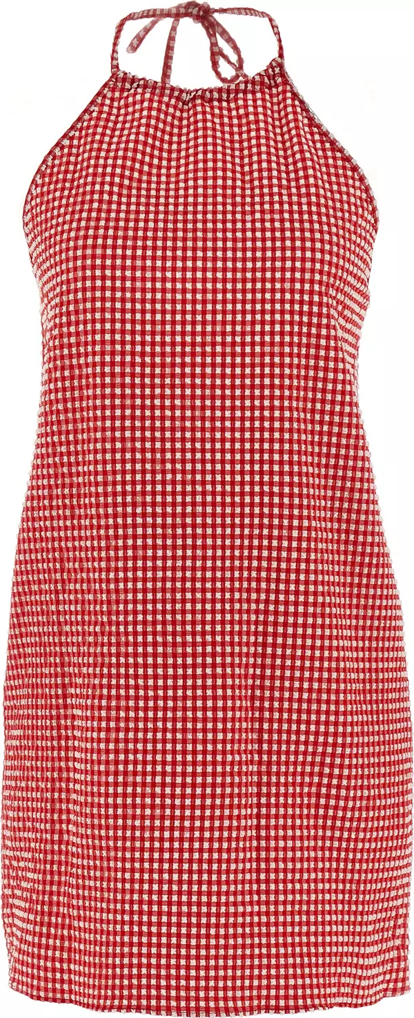 Multicolor Polyester Short Dress