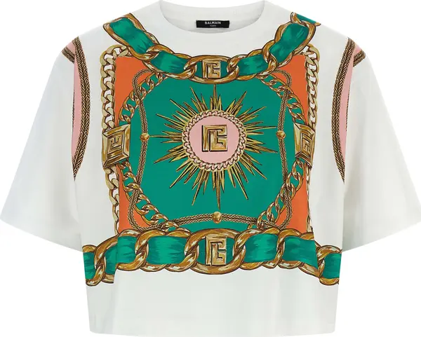 Multicolor Cotton T-Shirt