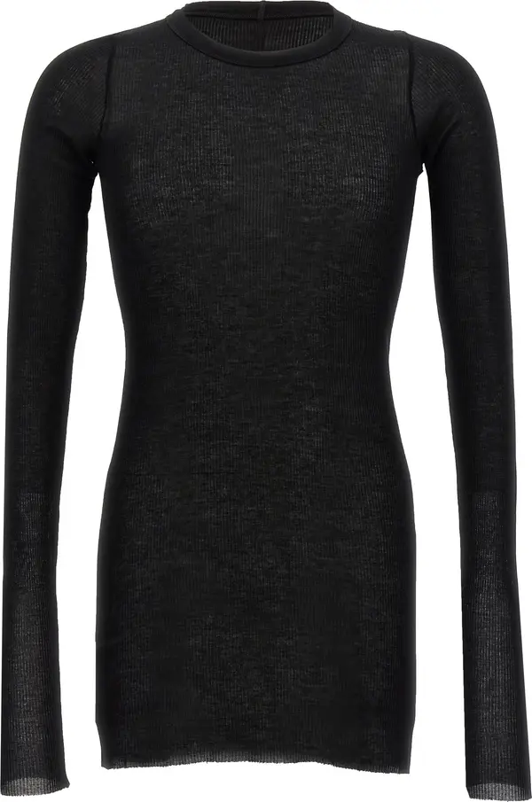 Black Viscose T-Shirt