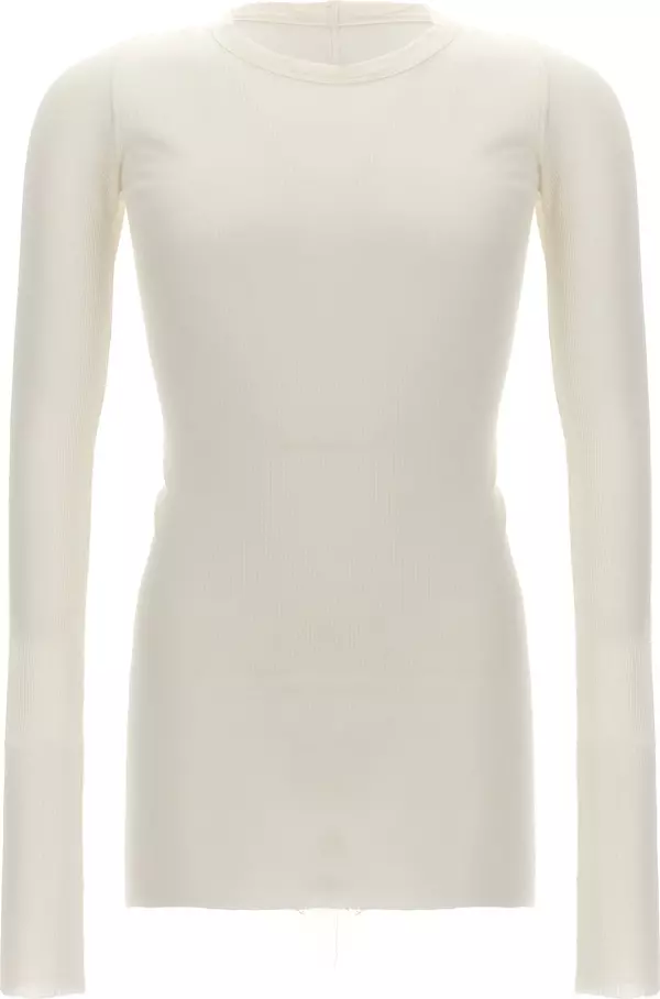White Viscose T-Shirt
