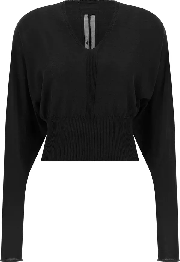 Black Cotton Sweatshirt