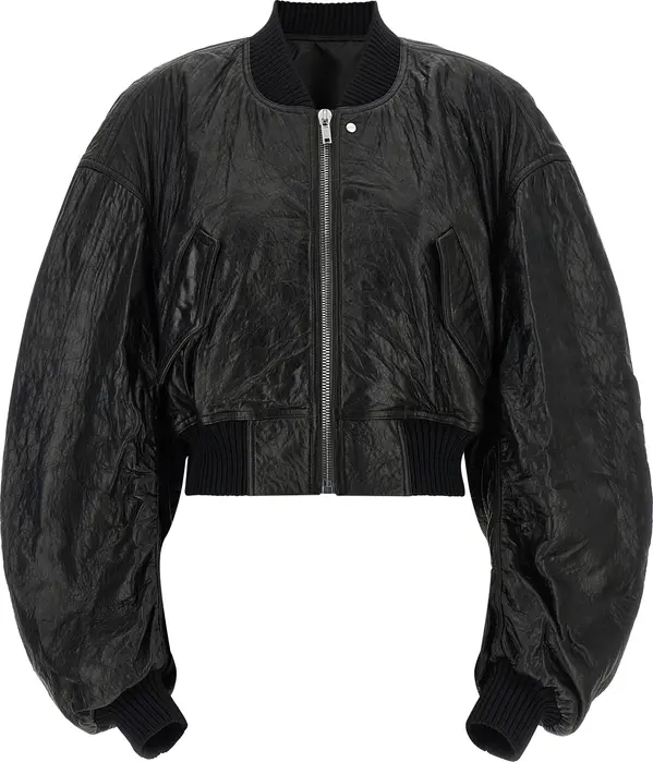 Black Lamb Leather Leather Jacket