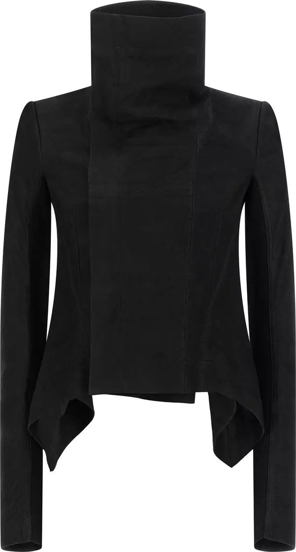 Black Lamb Leather Leather Jacket