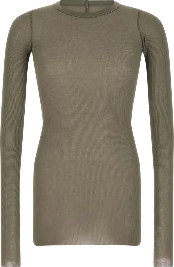 Gray Viscose T-Shirt