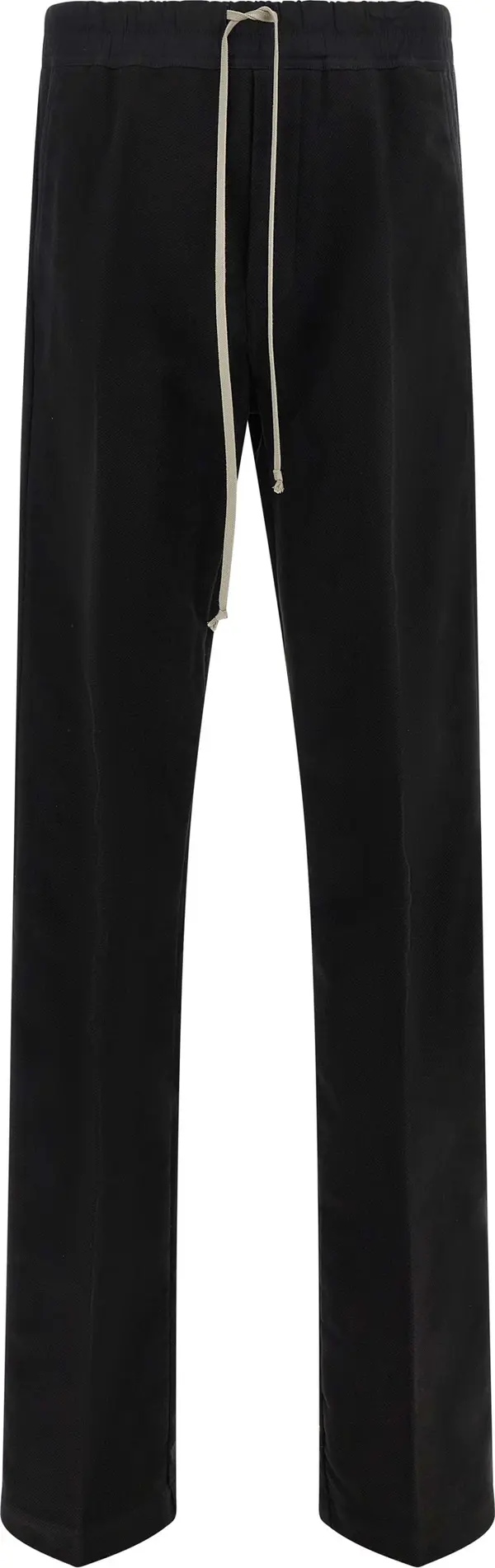 Black Cotton Casual Pants