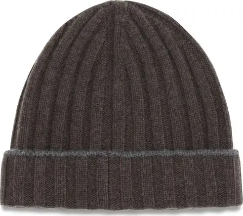 Brown Cashmere Beanie