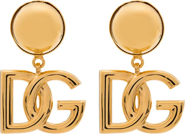 Gold Brass Earrings