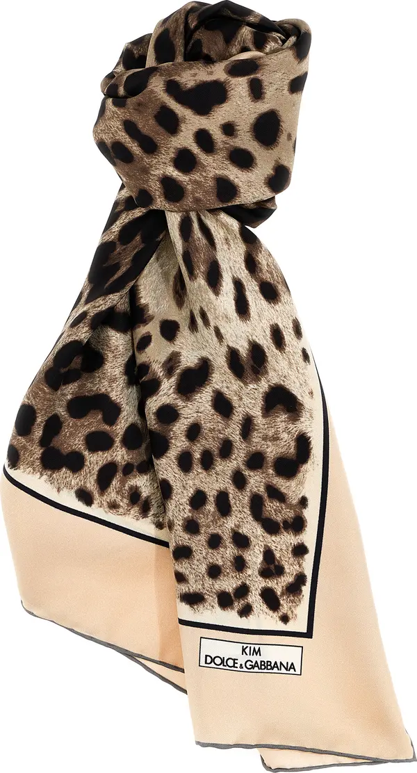 Multicolor Silk Scarf