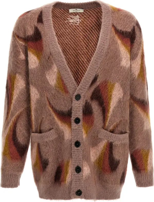 Multicolor Wool Cardigan