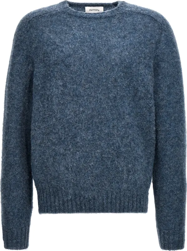 Blue Wool Cardigan